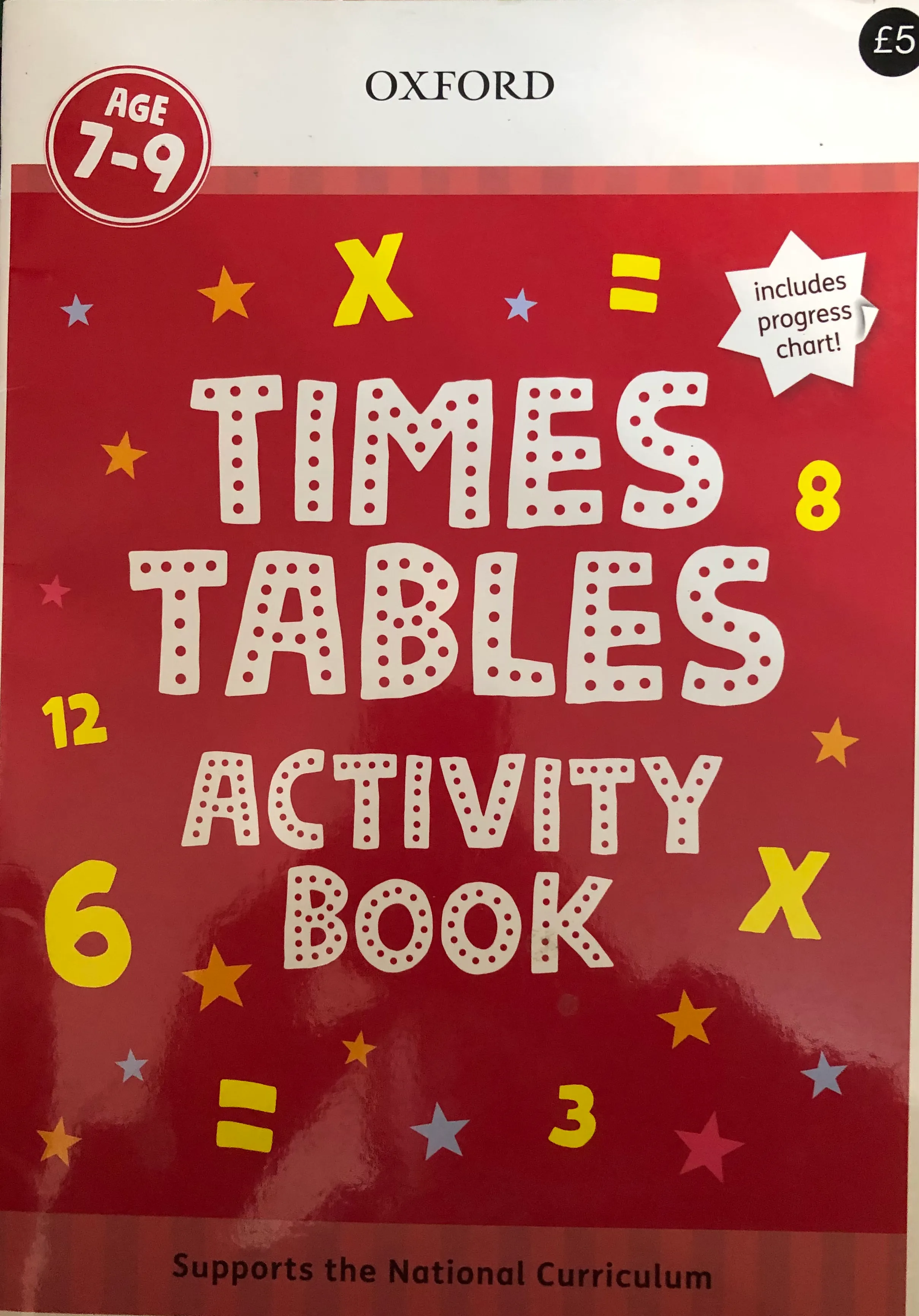 Time Tables Activity Book