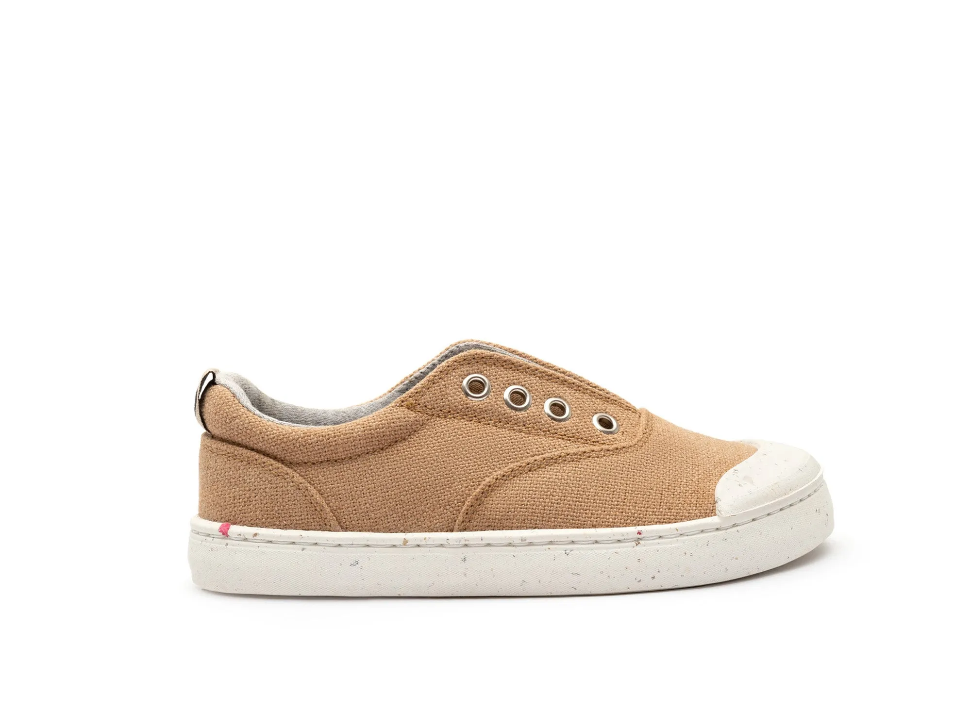 Tip Toey Joey KIDS SNEAKERS SPICE GREEN - NATURAL ORGANIC CANVAS