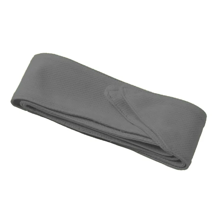 Unisex Sweat Wicking Stretchy Exercise Yoga Gym Bandana Headband Sweatband Head Tie Scarf Wrap, Size: 1.2*0.06m (Grey)