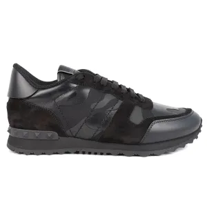 Valentino Garavani Black Calfskin Men Sneaker