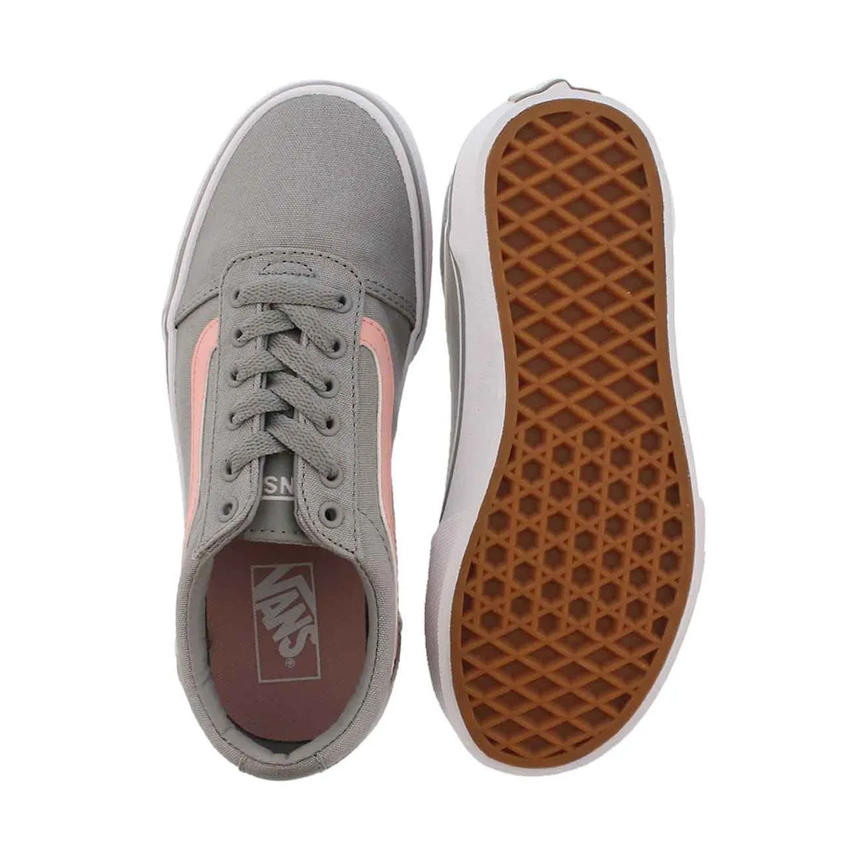 VANS Grey Canvas Ward Sneaker