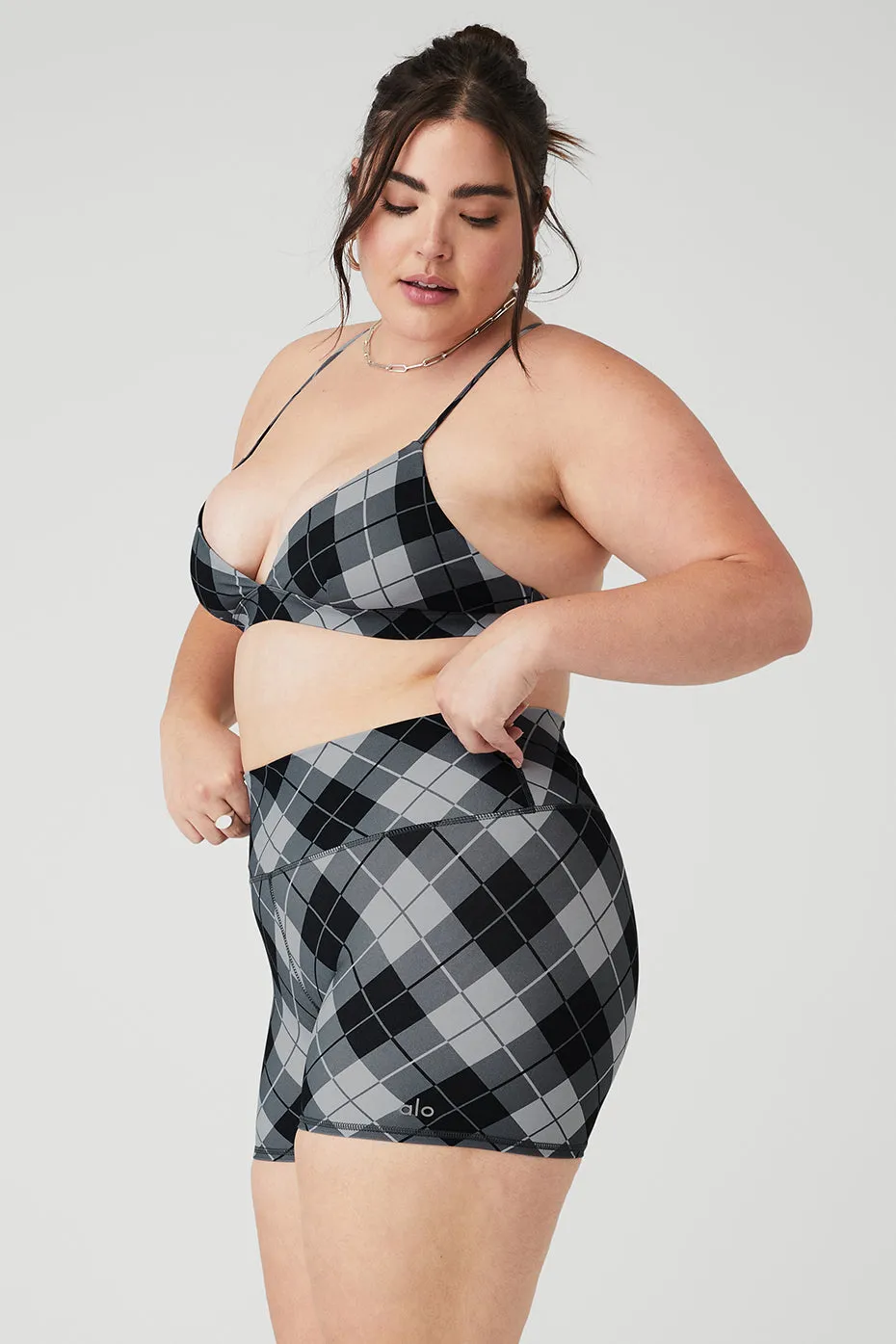 Vapor Argyle Splendor Bra - Black/Anthracite