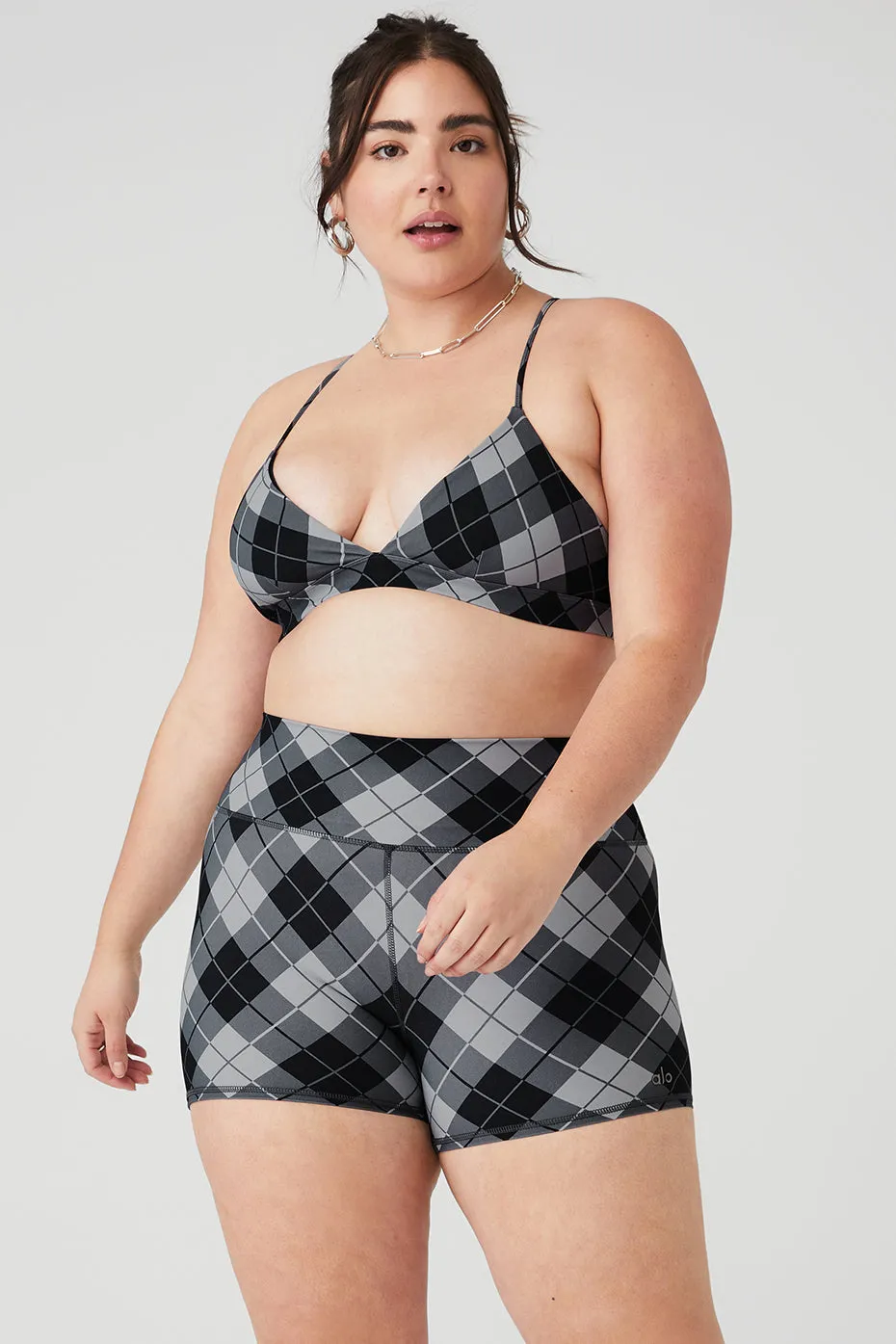 Vapor Argyle Splendor Bra - Black/Anthracite