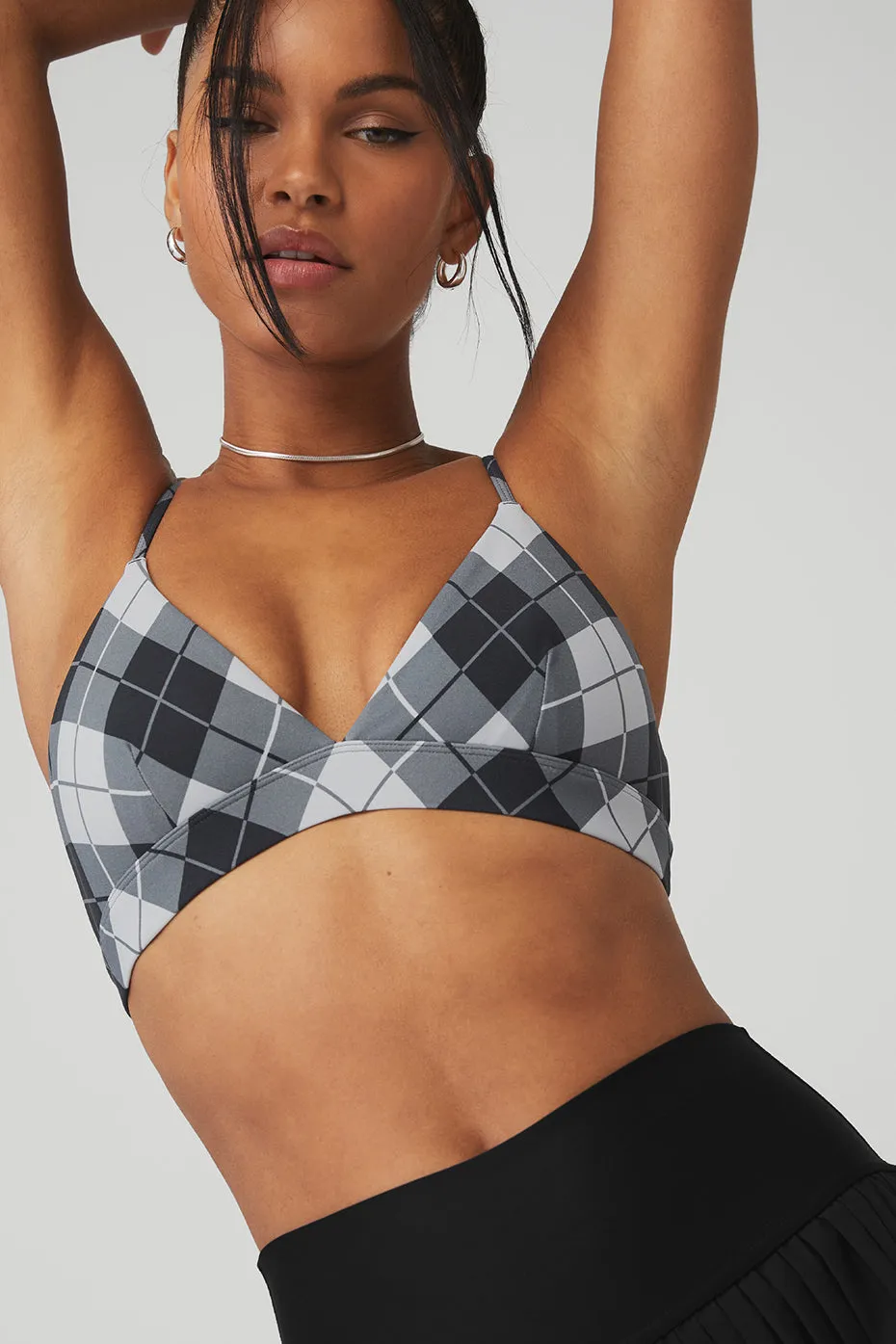 Vapor Argyle Splendor Bra - Black/Anthracite