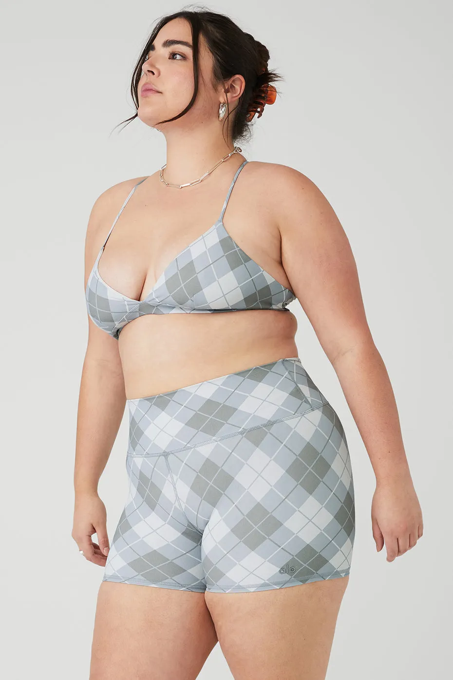 Vapor Argyle Splendor Bra - Gravel/Titanium