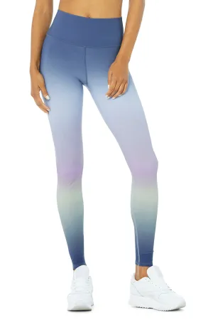 Vapor High-Waist Gradient Dusk Legging - Dusk Sky