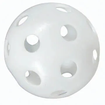 White Perforated Practice Balls