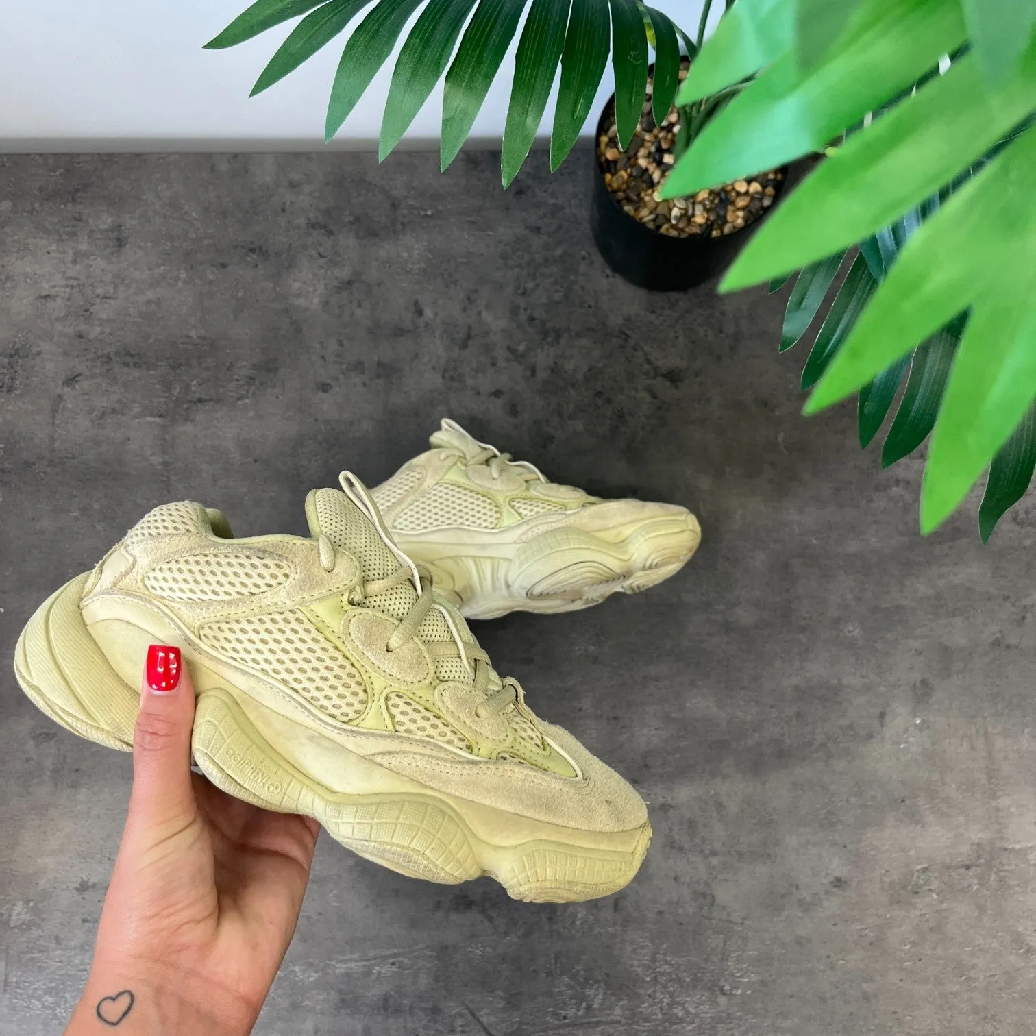 Women's 500 Low Trainers Cream Size EU 36.5 / UK 3.5