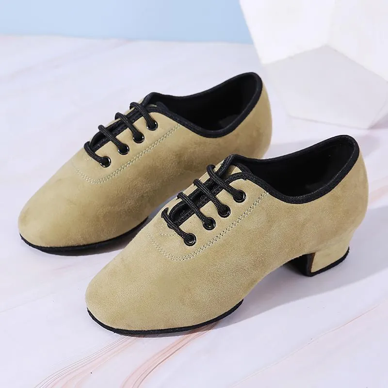 Women's Suede 3.5cm  Heel Teaching & Practice Shoes Ballroom Dance Shoes