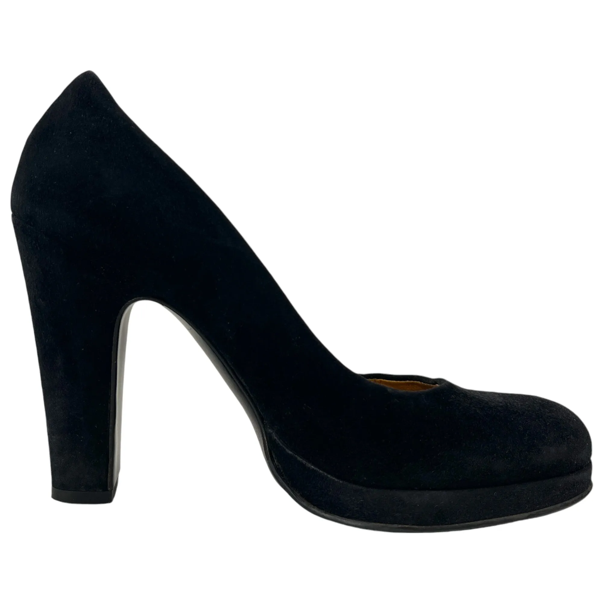 Women's Suede Heels Black Size EU 36 / UK 3