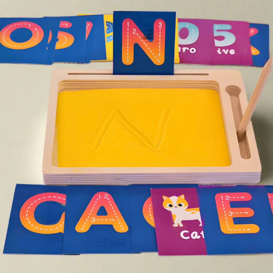 WORDPAD Sand Tray with Wooden Pen for Kids