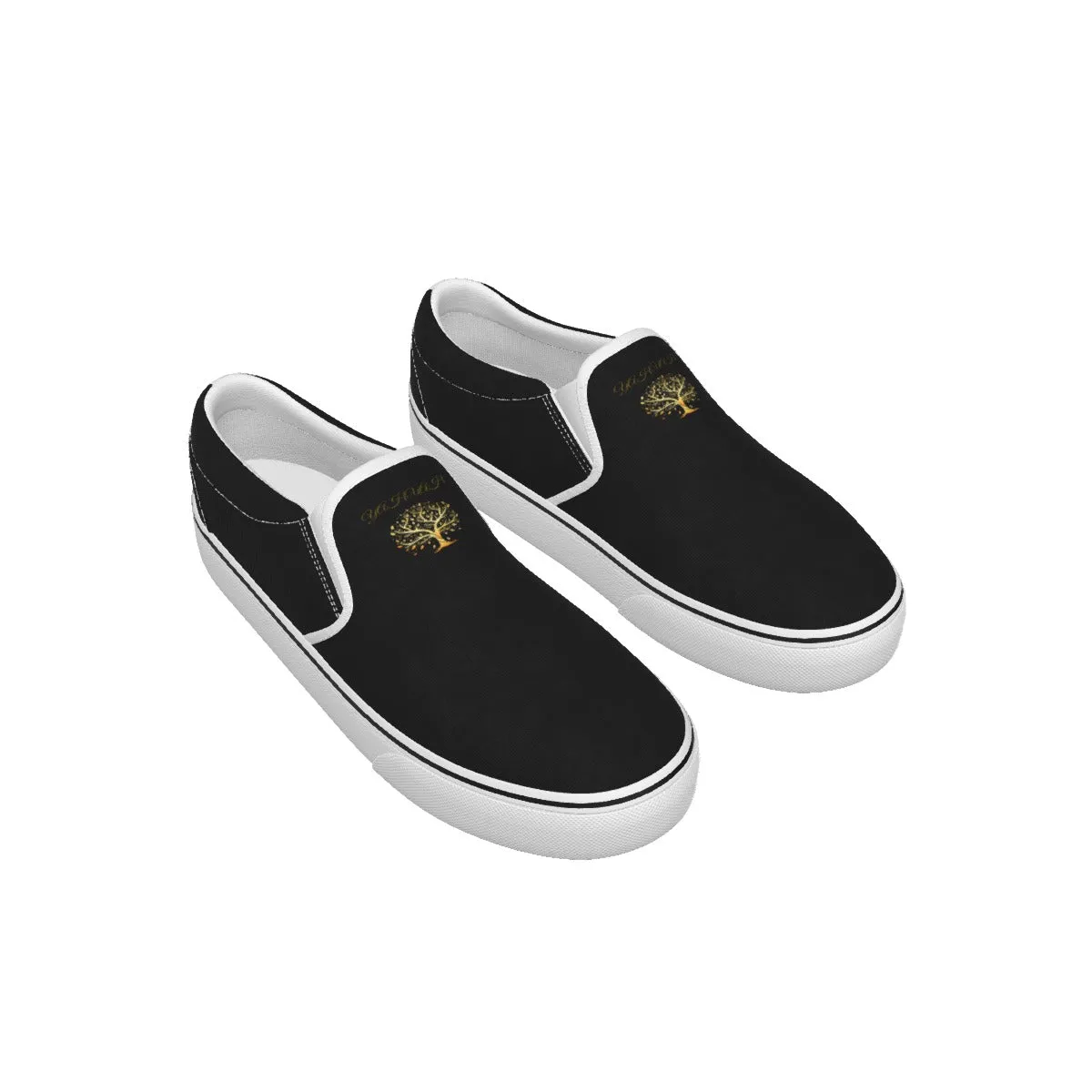 Yahuah-Tree of Life 01 Ladies Slip On Sneakers