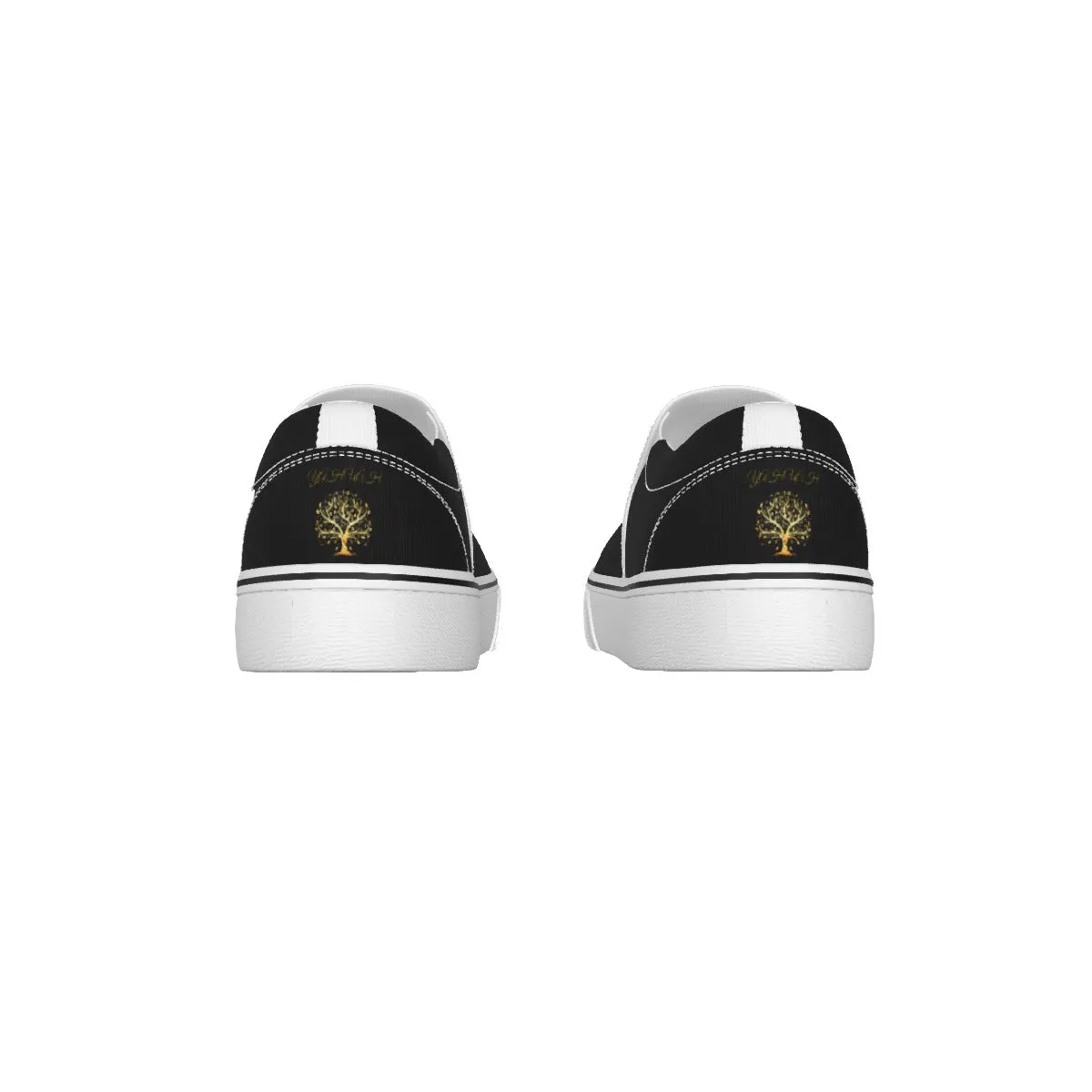 Yahuah-Tree of Life 01 Ladies Slip On Sneakers