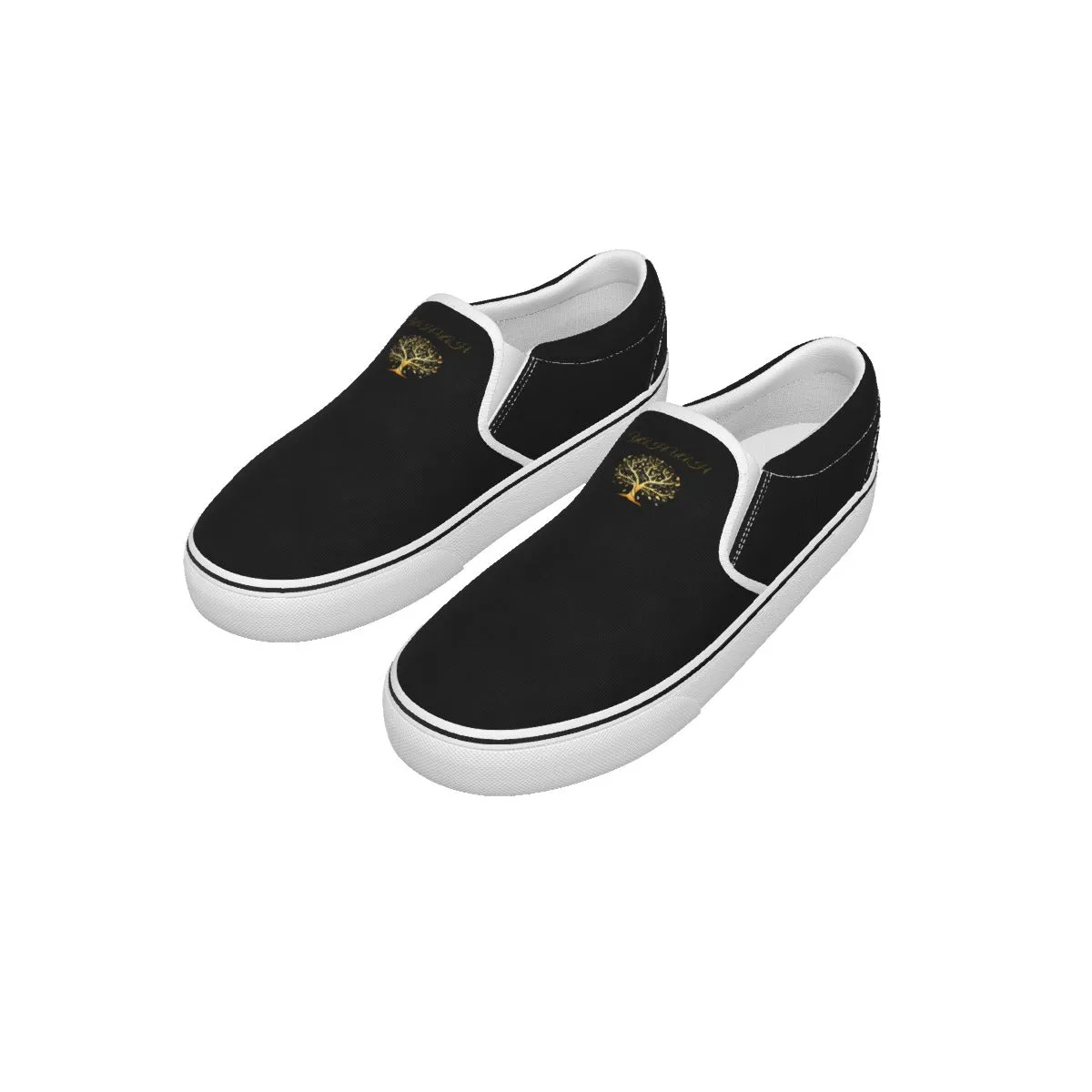 Yahuah-Tree of Life 01 Ladies Slip On Sneakers