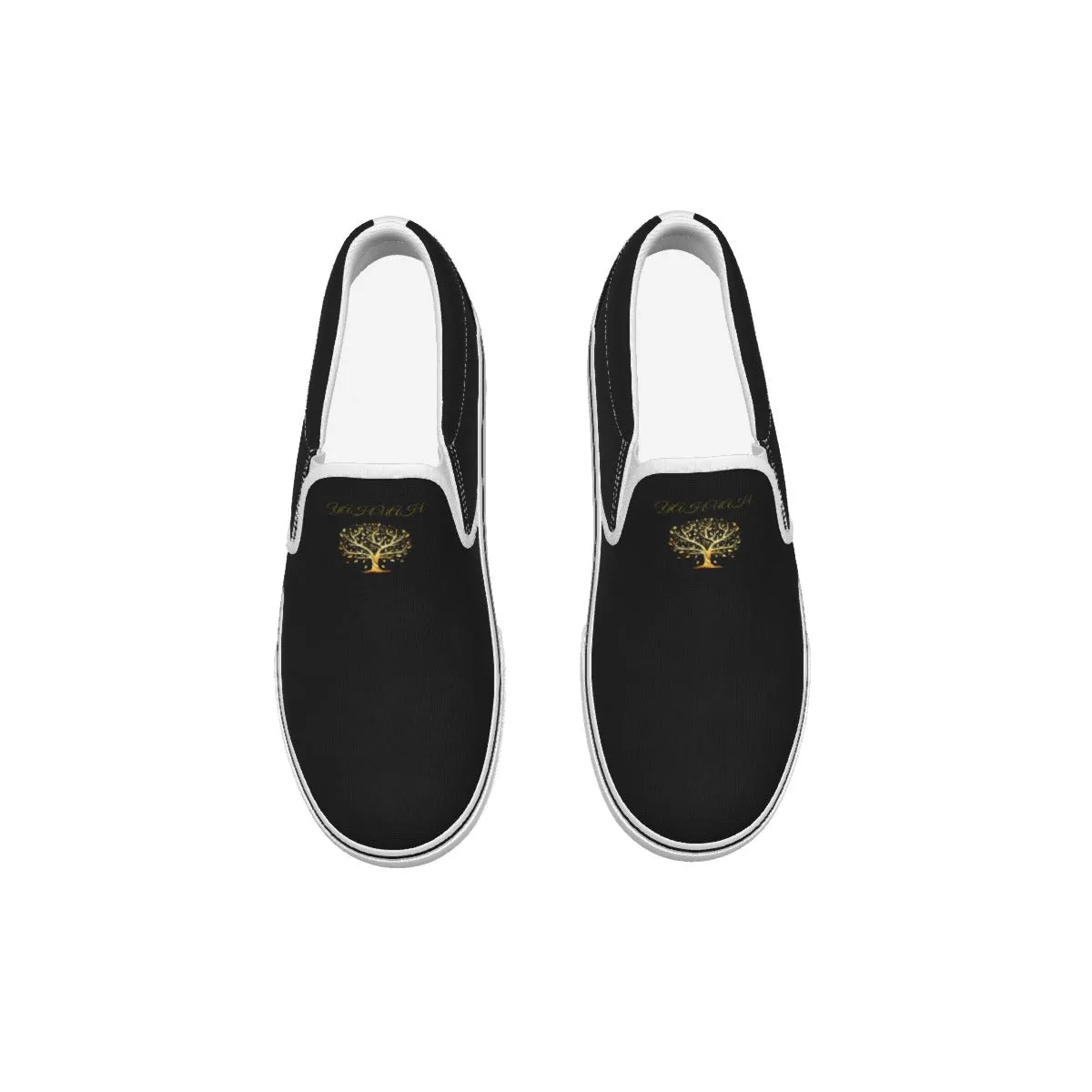 Yahuah-Tree of Life 01 Ladies Slip On Sneakers